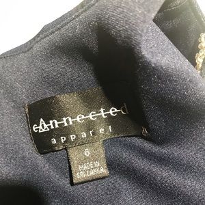 Evening/Church/ wedding  knee length- navy .